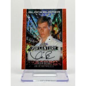 2025 Leaf Pop Century Kevin Bacon Summer Orange Shimmer Auto 1/1 SSP Apollo 13